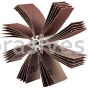 3-1/8 to 4 60 Grit B-820 Merit Aluminum Oxide Bore Polishers