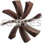 4-1/4 to 5-1/4 60 Grit B-825 Merit Aluminum Oxide Bore Polishers