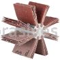 5-1/4 to 5-7/8 /120 /B-830 /Merit Aluminum Oxide /Bore Polishers
