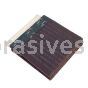 2 x 2-3/4 x 1/4 240 Grit Merit Alo Resin Bond Scored FlexDrum Segments