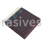 3 x 2-3/4 x 1/4 100 Grit Merit Alo Resin Bond Scored FlexDrum Segments