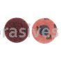 Merit Abrasives 08834164065 3" Merit A/O Medium Type 3 High Strength Buffing Discs with Quick Change Locking Attachment