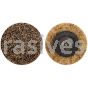 Merit Abrasives 08834166248 1" Merit A/O Coarse Type 3 Merit Rapid Prep Quick Change Discs with Locking Attachment