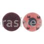 2" Merit A/O Medium Type 1 PLD Buffing Discs with Locking Attachment