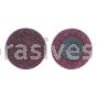 Merit Abrasives 08834166328 4" Merit A/O Medium Type 3 Merit Rapid Prep Quick Change Discs with Locking Attachment