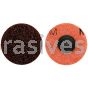 1-1/2" Merit A/O Medium Type 3 Quick Change Buffing Discs