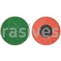 Norton 08834167025 2" 50 Grit TP Bluefire R887D Quick-change Discs