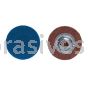 2" 80 Grit Merit Zenith Zirconia Fiber F826 Type 2 Quick Change Discs