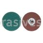 2" 36 Grit Merit Zenith F826 Zirconia Fiber Quick Change Discs T3