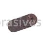 3/4 x 1 x 3/16 80 Grit Merit A/O Cartridge Rolls Straight Half-Glued