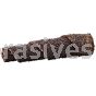 3/8 x 1-1/2 x 1/8 50 Grit Merit A/O Full-Tapered Spiral Rolls