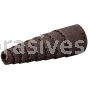 1/2 x 1-1/2 x 1/8 50 Grit Merit A/O Full-Tapered Spiral Rolls