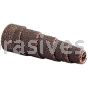 1/2 x 1-1/2 x 1/8 80 Grit Merit A/O Full-Tapered Spiral Rolls