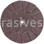 4" 60 1/4-20 Merit Aluminum Oxide Overlap Slotted Discs (2/Set)