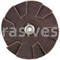 4 /100 /1/4-20 /Merit Aluminum Oxide /Overlap Slotted Discs (2/Set)