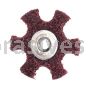 Merit Abrasives 08834185678 3 x 1/4-20 A/O Medium Surface Preparation Stars Type GD 1/4-20 Eyelet