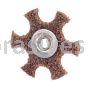 Merit Abrasives 08834185926 2 x 1/4-20 A/O Coarse Merit Type GD Surface Preparation Stars 1/4-20 Eyelet