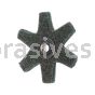 Merit Abrasives 08834185928 2 x 1/4-20 A/O Very Fine Merit Type GD Surface Preparation Stars 1/4-20 Eyelet