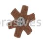 Merit Abrasives 08834185929 3 x 1/4-20 Eyelet A/O Coarse Merit Type GD Surface Preparation Stars