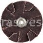1-1/2 /120 / 8-32 /Merit Aluminum Oxide /Overlap Slotted Discs (2/Set)