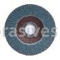 4-1/2 x 5/8-11 80 Grit Merit Type 29 Aluminum Plate Zirc Flap Discs