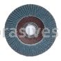 5 x 5/8-11 40 Grit Merit Type 29 Zirc Powerflex Flap Discs