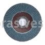 7 x 5/8-11 24 Merit Type 29 Aluminum Plate Zirc Powerflex Flap Discs
