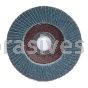 7 x 5/8-11 36 Grit Merit Type 29 Aluminum Plate Zirc Flap Discs