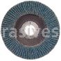 4-1/2 x 7/8 40 Grit Merit Type 27 High Density Zirc Powerflex Flap Discs