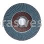 4-1/2 x 7/8 120 Merit Type 27 Fiberglass Plate Alo Powerflex Flap Discs