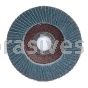 7 x 7/8 80 Merit Type 27 Fiberglass Plate Alo Powerflex Flap Discs