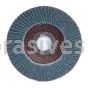 7 x 7/8 120 Grit Merit Type 27 Zirc Powerflex Flap Discs