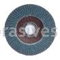4-1/2 x 5/8-11 60 Grit Merit Type 27 Alo Powerflex Flap Discs