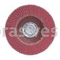5 x 7/8 60 Merit Ultra Ceramic Plus Type 29 R981 Powerflex Flap Discs