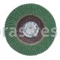 4 x 5/8 40 Merit Premium Zirconia Plus Type 29 R801 Powerflex Flap Discs