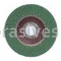 4-1/2 x 7/8 100 Grit Merit Premium Zirconia Plus Type 29 R801 Flap Disc