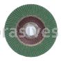 5 x 7/8 36 Grit Merit Premium Zirconia Plus Type 29 R801 Powerflex Flap Discs