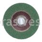 5 x 7/8 100 Merit Premium Zirconia Plus Type 29 R801 Powerflex Flap Discs