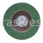 4 X 3/8-24 36 Merit Premium Zirconia Plus Type 29 R801 Powerflex Flap Discs