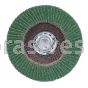 4 X 3/8-24 60 Merit Premium Zirconia Plus Type 29 R801 Powerflex Flap Discs