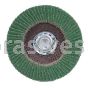 5 x 5/8-11 60 Merit Premium Zirconia Plus Type 29 R801 Powerflex Flap Discs