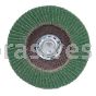 5 x 5/8-11 100 Merit Premium Zirconia Plus Type 29 R801 Powerflex Flap Discs