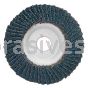 4-1/2 x 7/8 36 Grit Merit Type 29 Zirc Powerflex Flap Discs