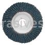 4 x 5/8 36 Grit Merit Type 29 Aluminum Plate Zirc Powerflex Flap Discs
