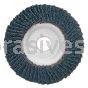 4-1/2 x 7/8 60 Grit Merit Type 29 Zirc Powerflex Flap Discs