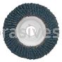 4-1/2 x 7/8 80 Grit Merit Type 29 Zirc Powerflex Flap Discs