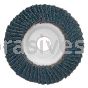 7 x 7/8 36 Grit Merit Type 29 Zirc Powerflex Flap Discs