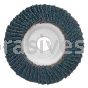 7 x 7/8 80 Grit Merit Type 29 Aluminum Plate Zirc Powerflex Flap Discs