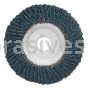 4 x 5/8 120 Grit Merit Type 29 Zirc Powerflex Flap Discs