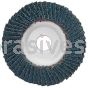 5 x 7/8 36 Grit Merit Type 29 Zirc Powerflex Flap Discs